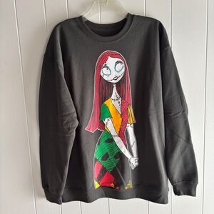 Disney The Nightmare Before Christmas Sally Pullover Sweatshirt Women’s L #C